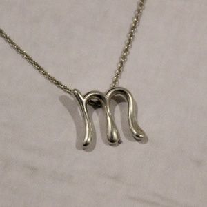 Tiffany & Co. Elsa Peretti M alphabet necklace